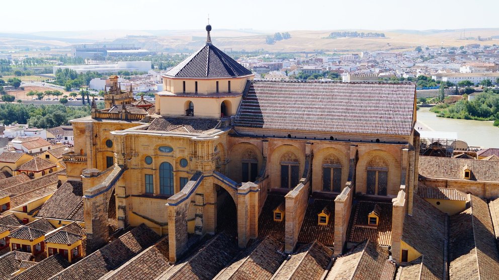 Catedral de Córdoba vista desde arriba.