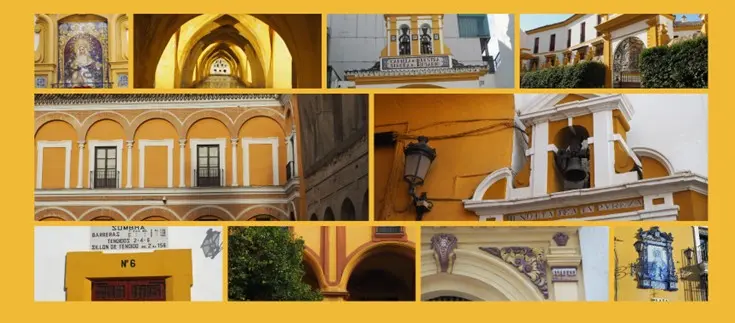 Collage Sevilla color albero. Imagen: Pablo Castillo y Sara Blanco