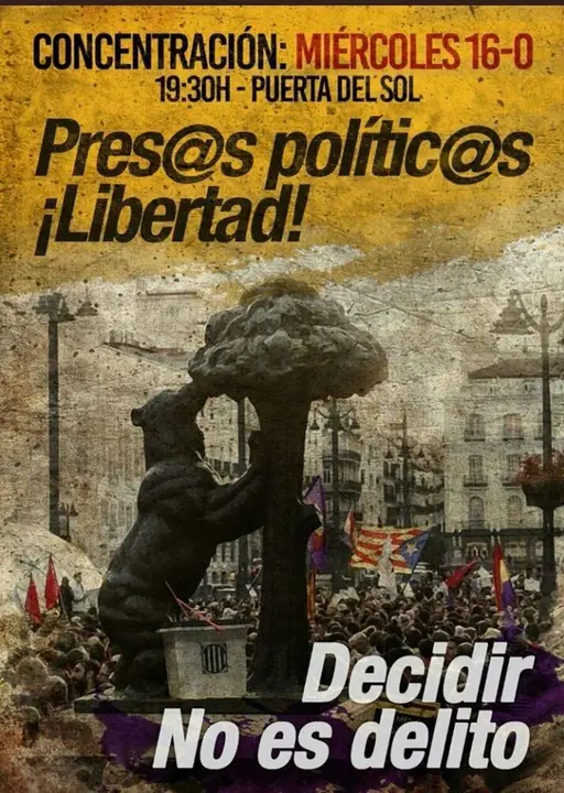 CONCENTRACIÓN LIBERTAD PRESOS POLÍTICOS