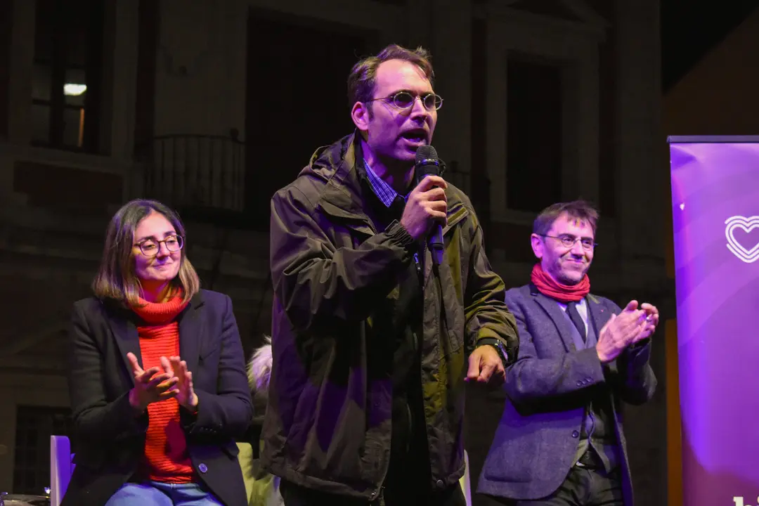 Toni Valero, coordinador general de IU en Andaluc&iacute;a, en el acto de cierre de campa&ntilde;a de Unidas Podemos en C&oacute;rdoba.
Autor: Adri&aacute;n Ram&iacute;rez