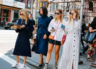 Streetstyle <em>New York Fashion Week Show&nbsp;</em>para la revista Vogue.