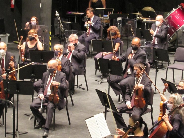 La Orquesta de Córdoba en el Teatro Góngora. Fotografía: Natalia Gaviño
