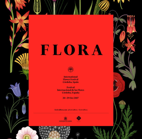 Cartel del primer Festival Internacional de las Flores