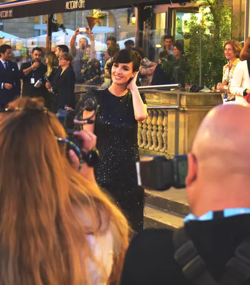 Paz Vega en la alfombra roja