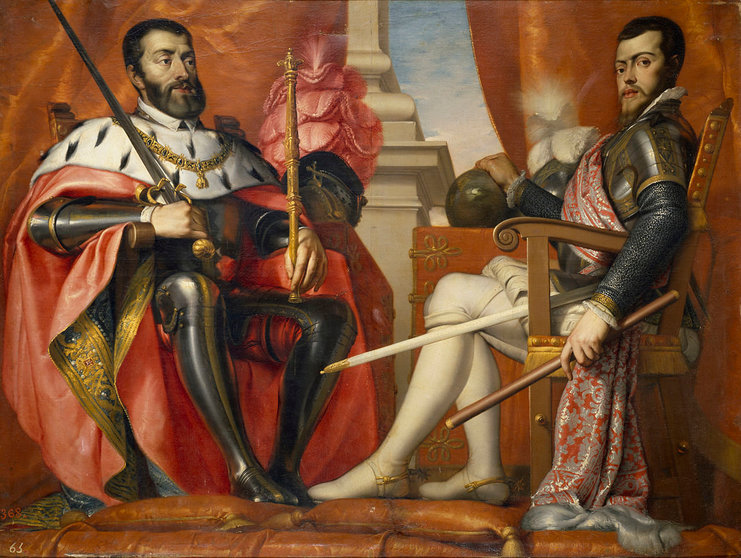 Carlos I y Felipe II
