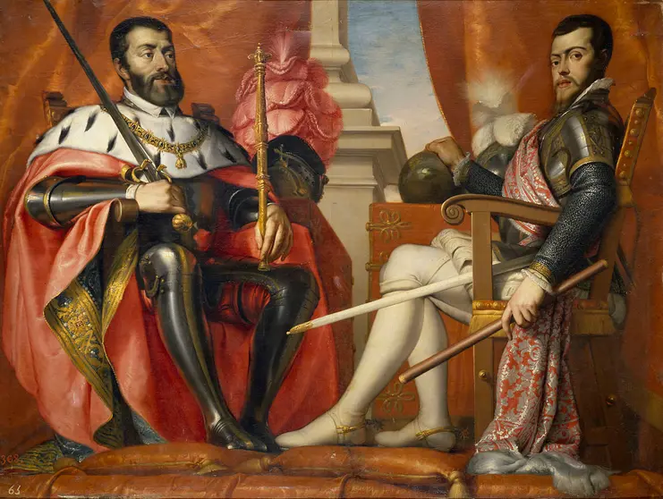 Carlos I y Felipe II