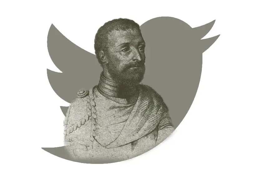 Antonio Pigafetta, cronista en Twitter