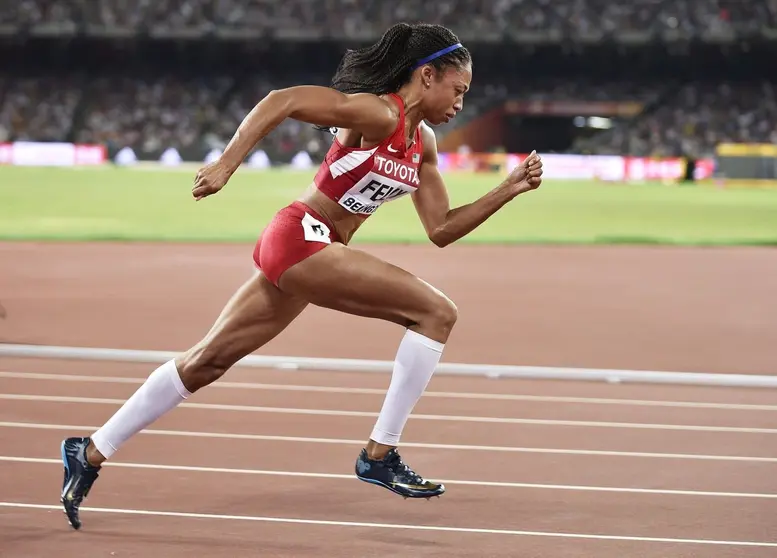 Allyson Felix en Beijing 2015