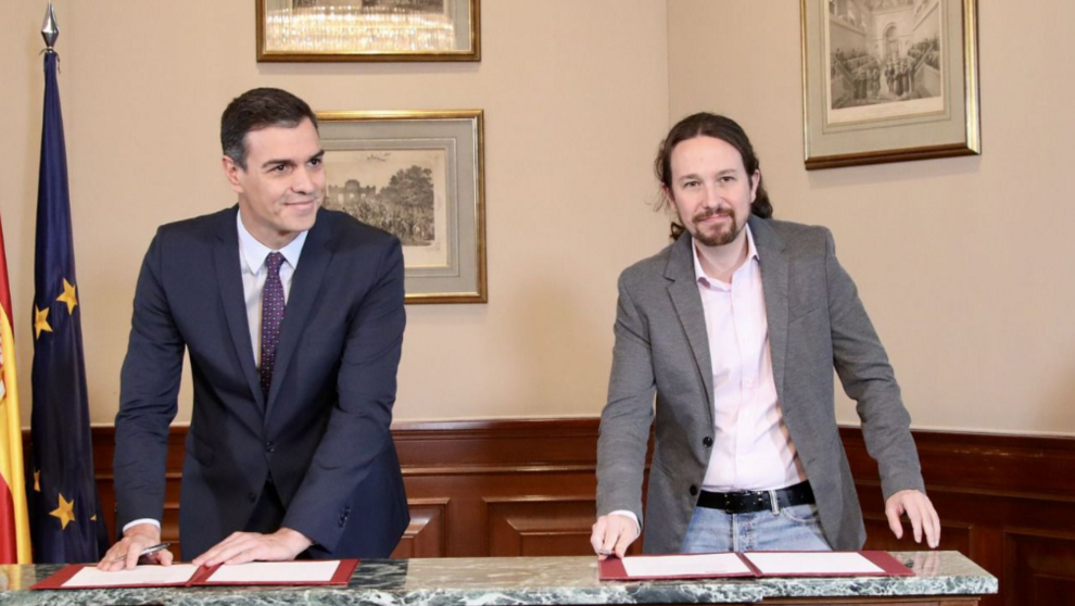 Pedro Sánchez y Pablo Iglesias