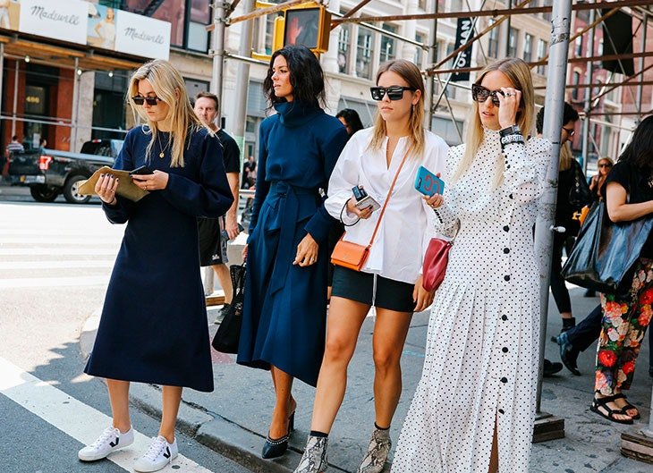 Streetstyle <em>New York Fashion Week Show&nbsp;</em>para la revista Vogue.