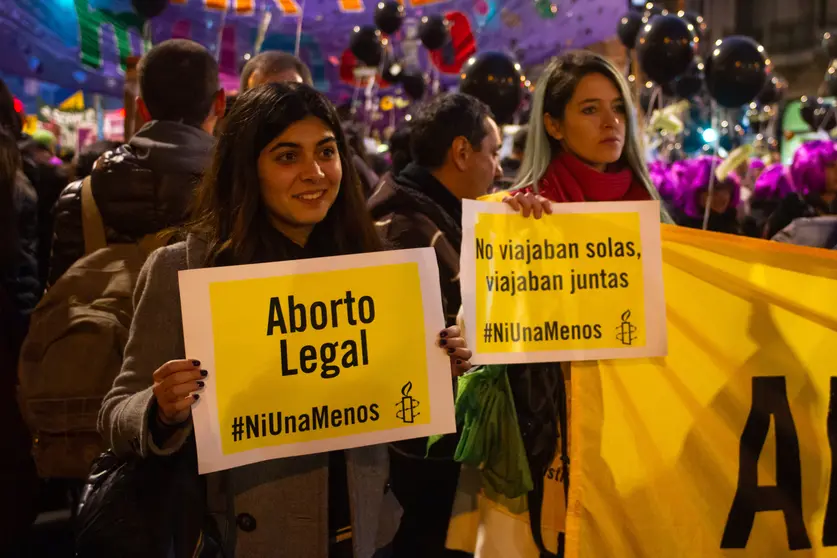 Marcha a favor del aborto