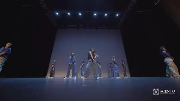 Actuación de la coreógrafa Estela Gutiérrez en el certamen coreográfico de 2023
