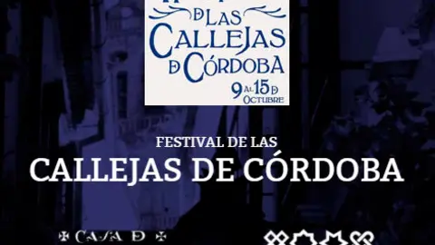 Cartel del primer Festival de las Callejas de C&oacute;rdoba.