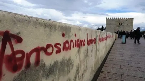 Puente Romano de C&oacute;rdoba pintado - Fuente Diario C&oacute;rdoba, Ana Romero. 28/10/2018.