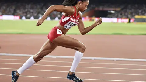 Allyson Felix en Beijing 2015