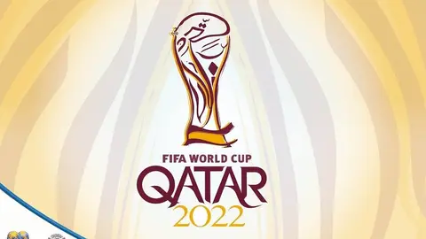 El logotipo oficial del Mundial de Qatar 2022