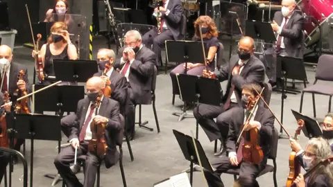 La Orquesta de C&oacute;rdoba en el Teatro G&oacute;ngora. Fotograf&iacute;a: Natalia Gavi&ntilde;o