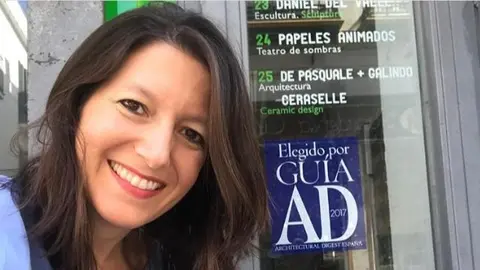 La artesana Carmen Herrero Diz