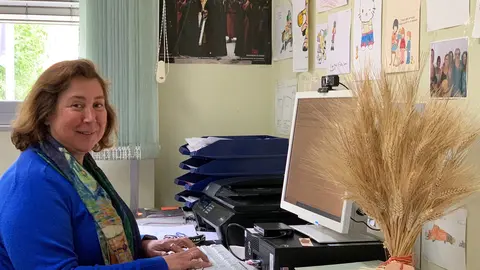La investigadora Josefina Sillero en su despacho