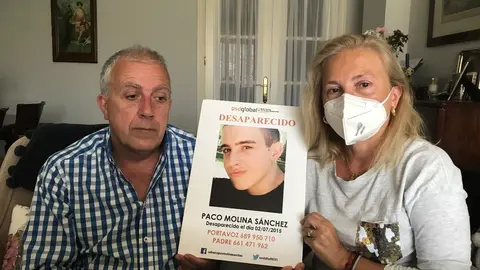Isidro Molina y Rosa S&aacute;nchez, padres del joven Paco Molina, desaparecido en C&oacute;rdoba en julio de 2017