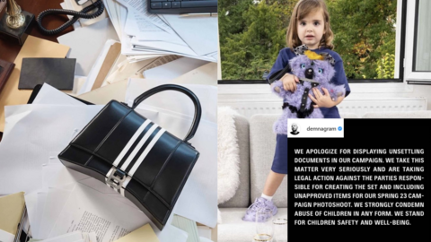 Fotograf&iacute;as pol&eacute;micas de Balenciaga y disculpas de Demna Gvasalia