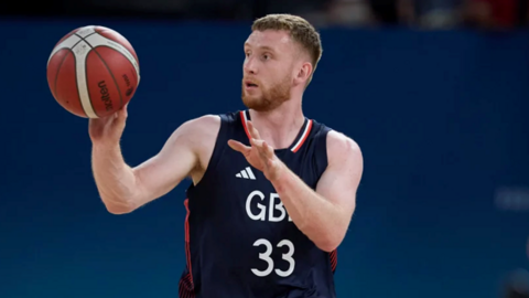 Ben Fox jugando con la Selecci&oacute;n de Gran Breta&ntilde;a en Par&iacute;s 2024_British Paralympics Association_
