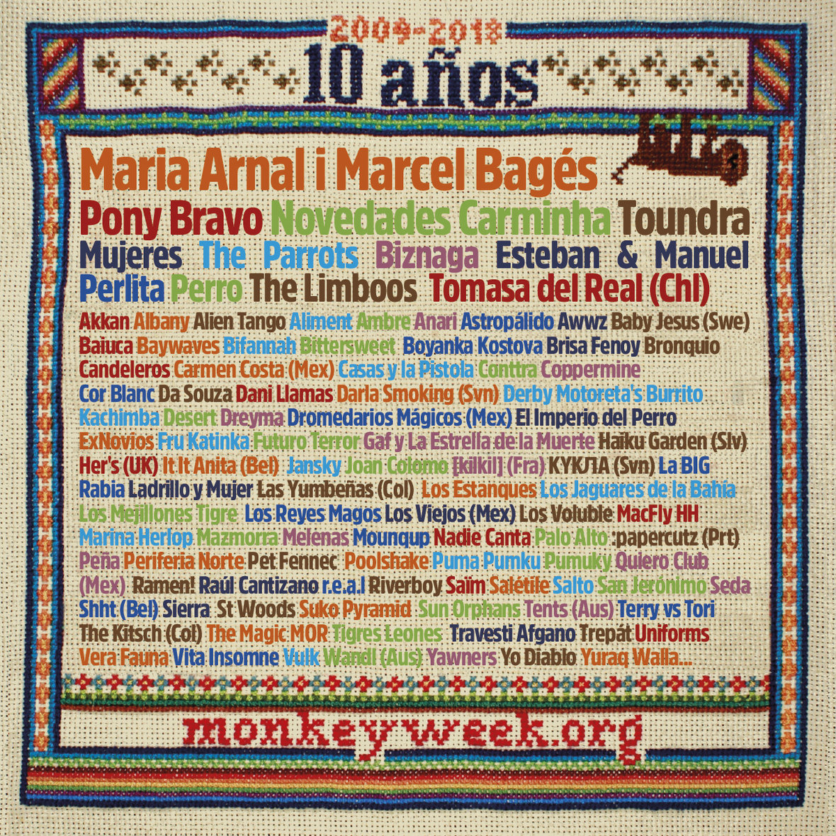 Cartel con las nuevas incorporaciones
