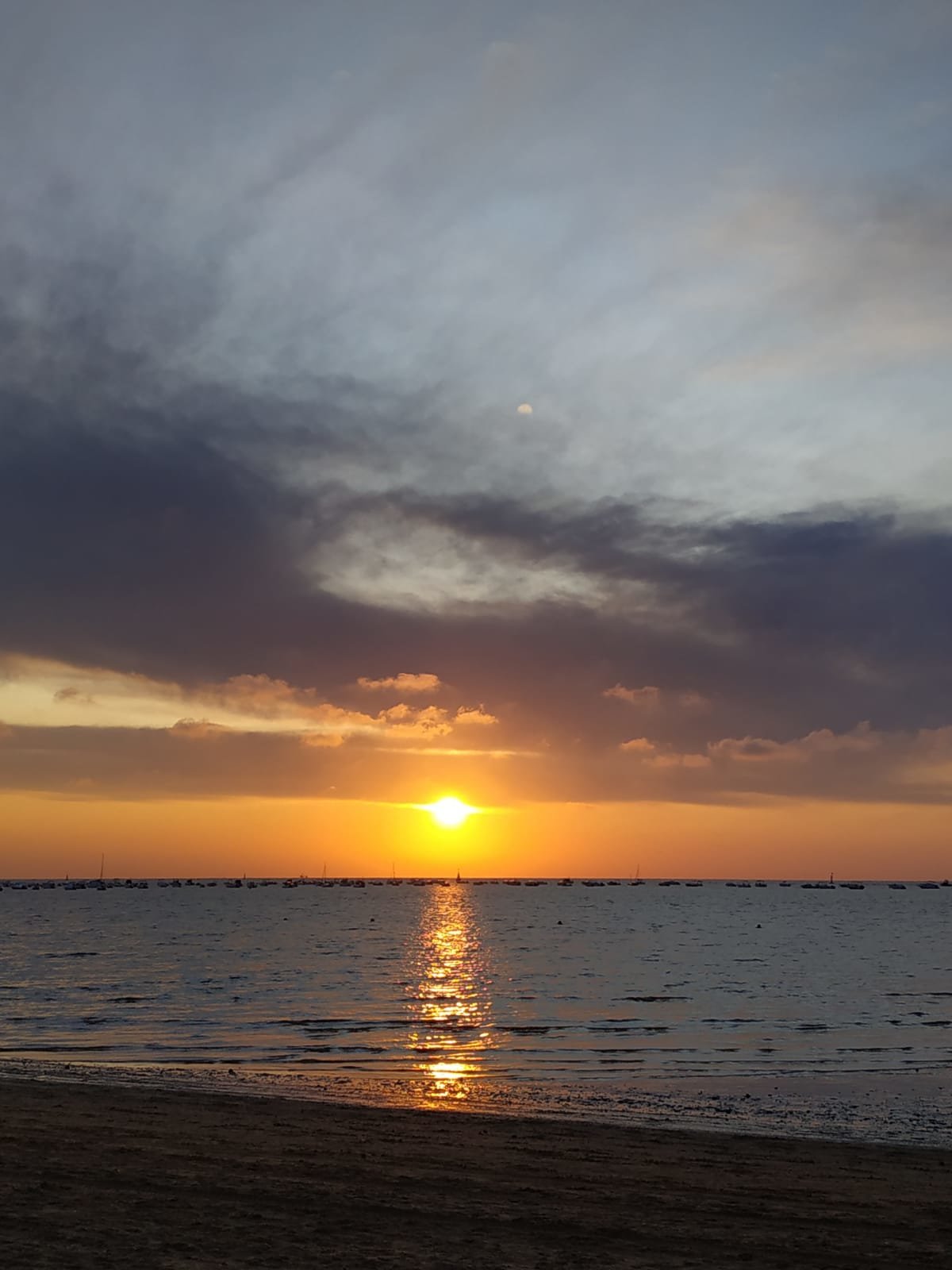 Puesta de sol en Sanlúcar de Barrameda