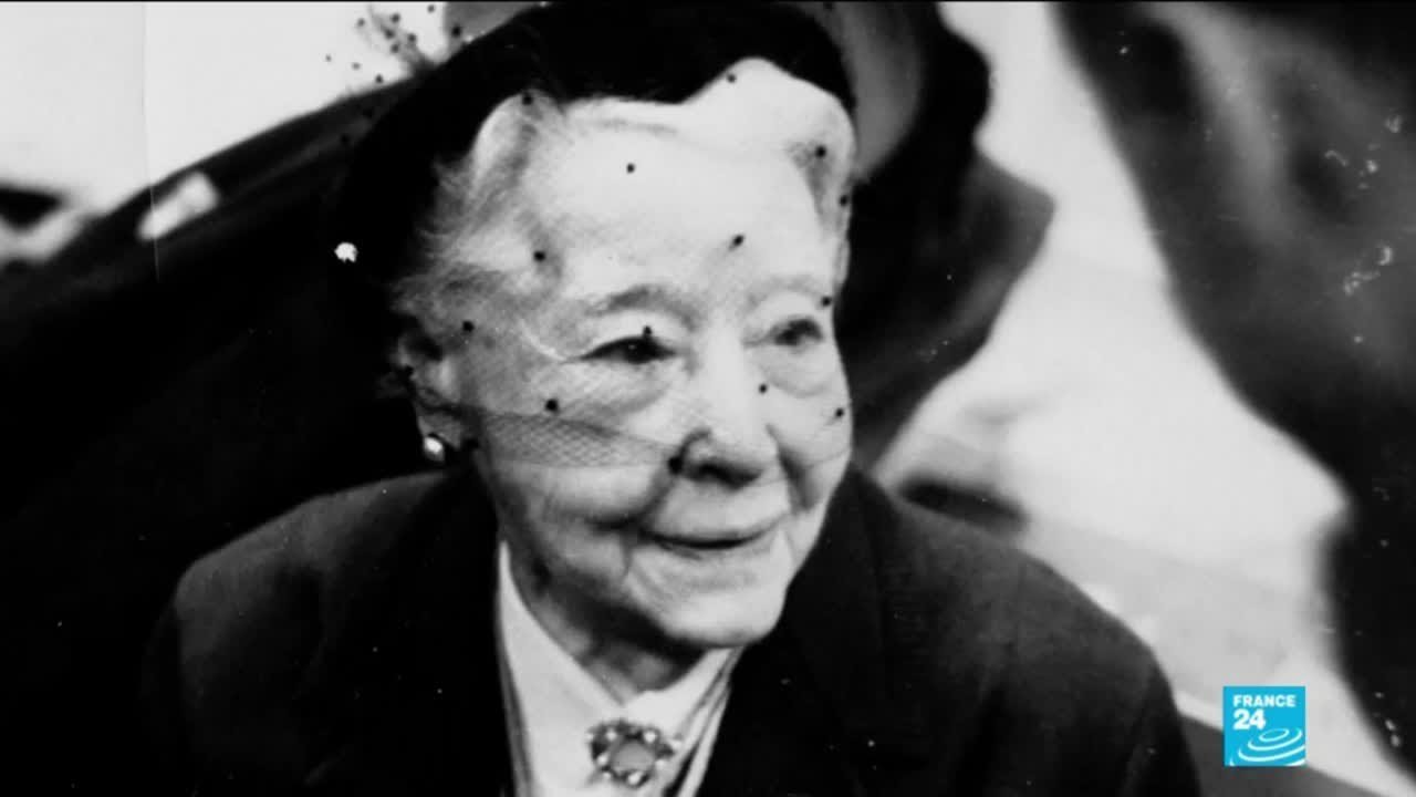 Alice Guy Blaché fotografiada en su vejez.