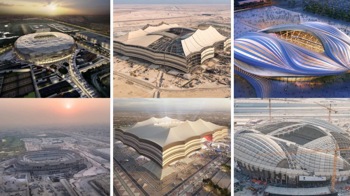 Un prototipo de los estadios de Qatar 2022