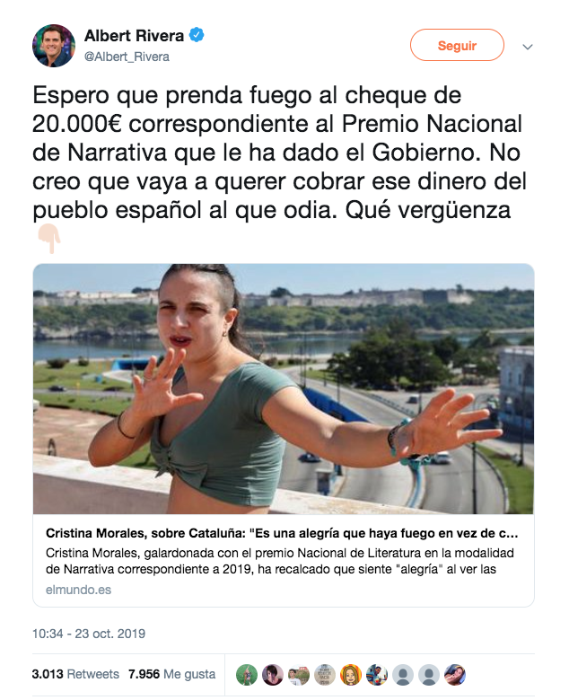 Tweet Albert Rivera