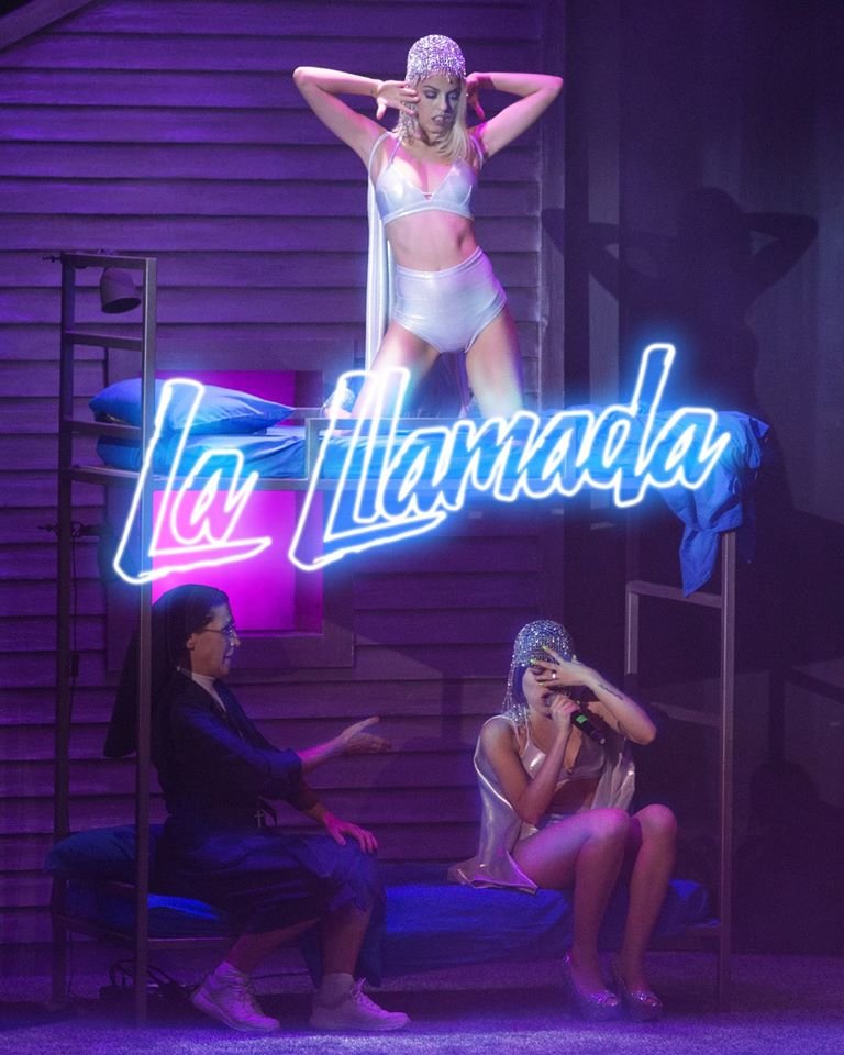 María, Susana y la madre Bernarda, acto final del musical  La Llamada