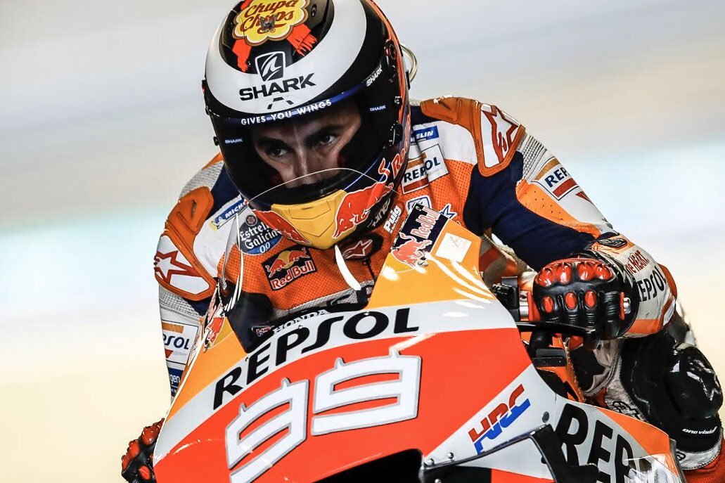 Fotografía del twitter de Jorge Lorenzo @lorenzo99