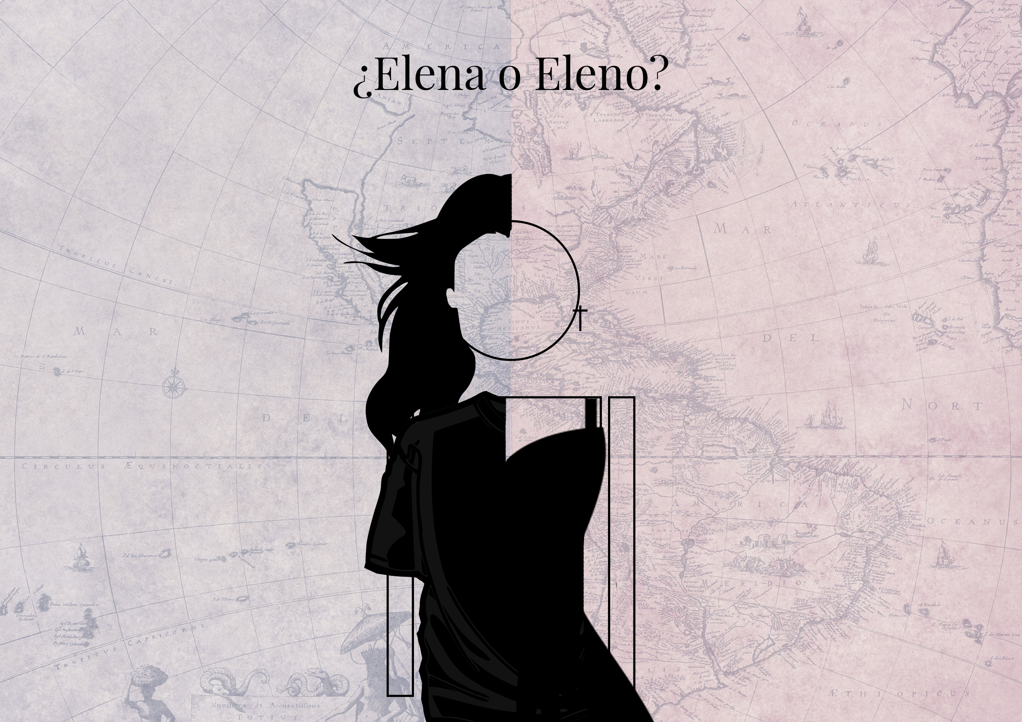 Ilustración de Elena o Eleno de Céspedes, un transexual del siglo XVI. Ilustración: Alejandro Martínez Cortés