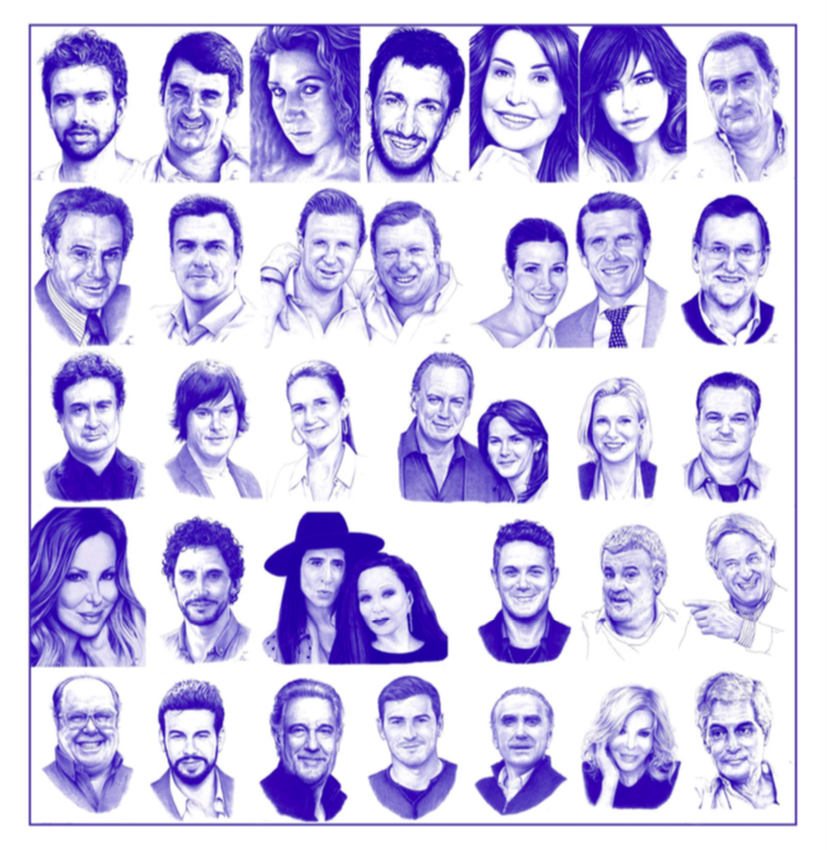 COLLAGE DE LOS RETRATOS DEL PROGRAMA EN LA TUYA O EN LA MÍA