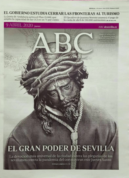 PORTADA DEL ABC, EL RETRATO DEL GRAN PODER, JAVIER SÁNCHEZ DALP