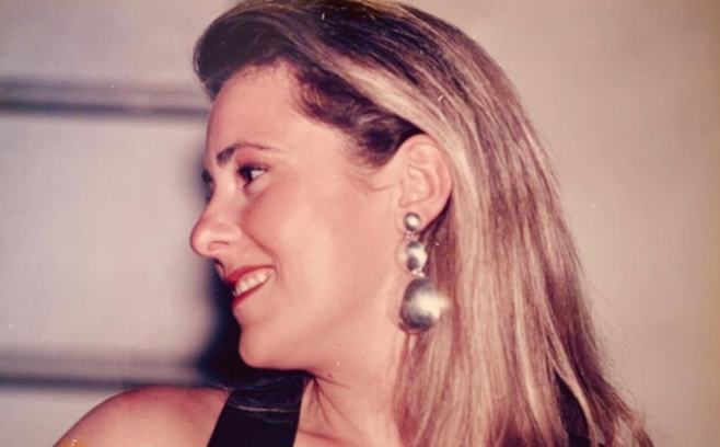 Mati en el primer concierto del grupo en Sevilla. Junio 1993