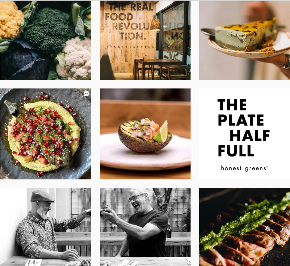 Foto del feed de la cuenta del restaurante Honest Greens 