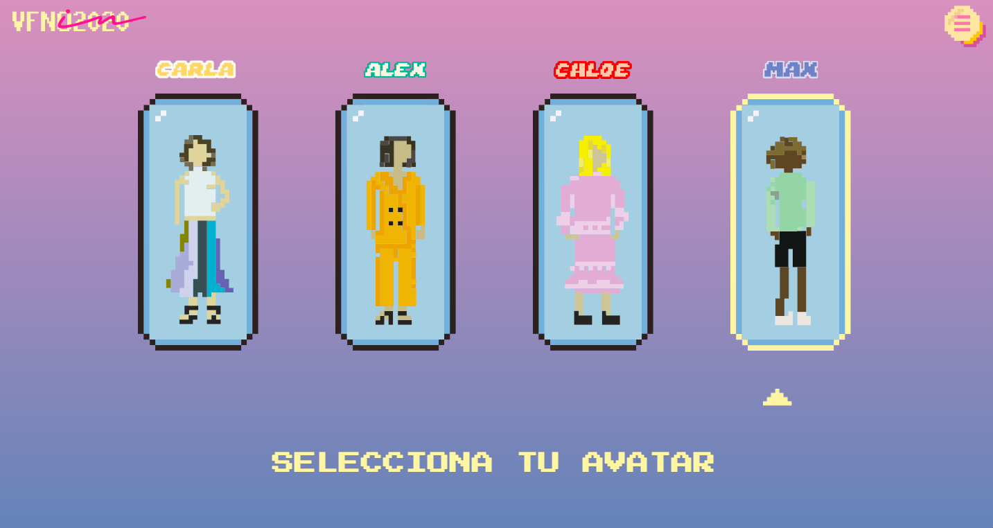 Videojuego de Vogue para la Vogue Fashion Night Out 2020