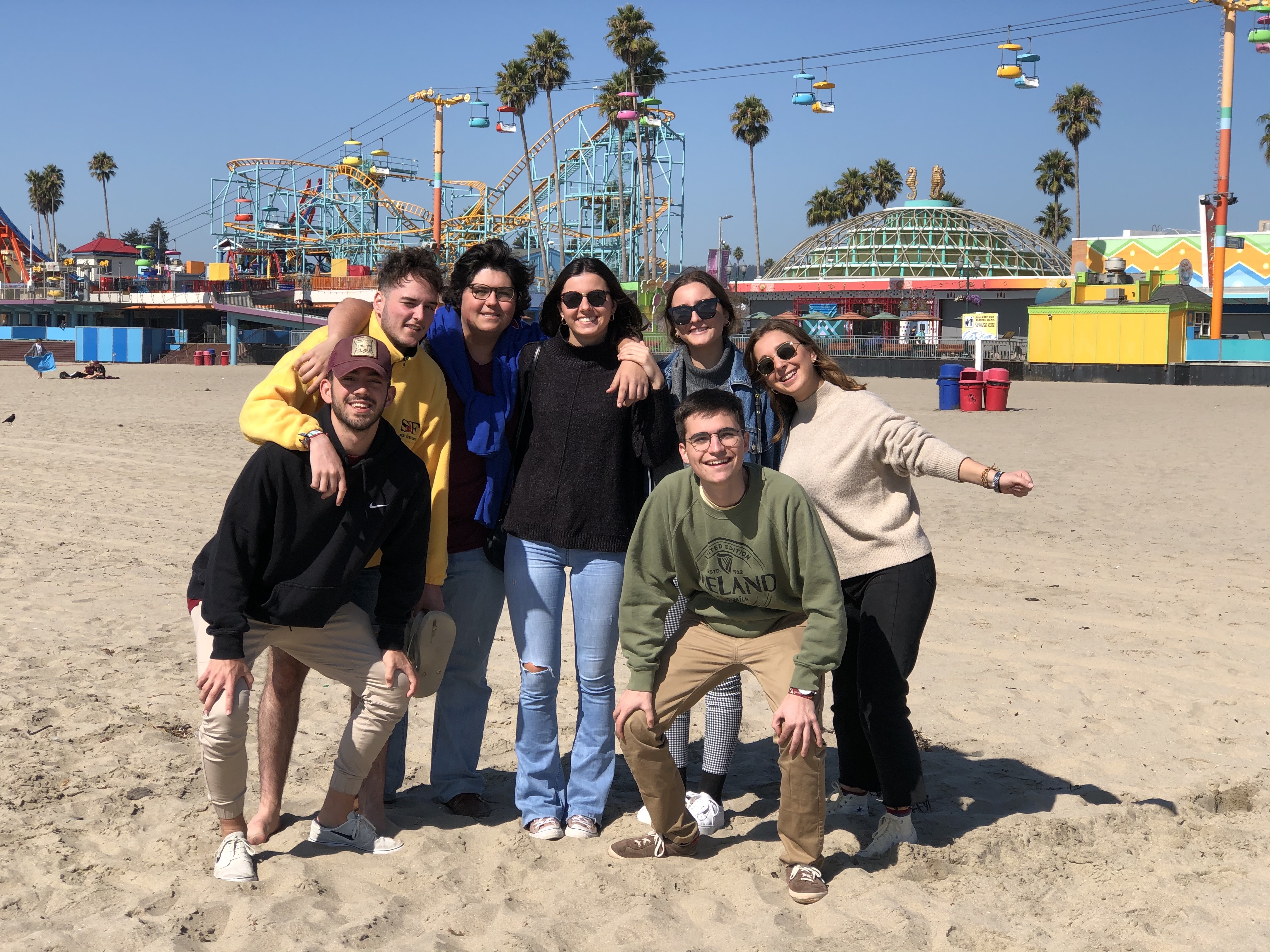 Estudiantes de Loyola en Santa Cruz (California)