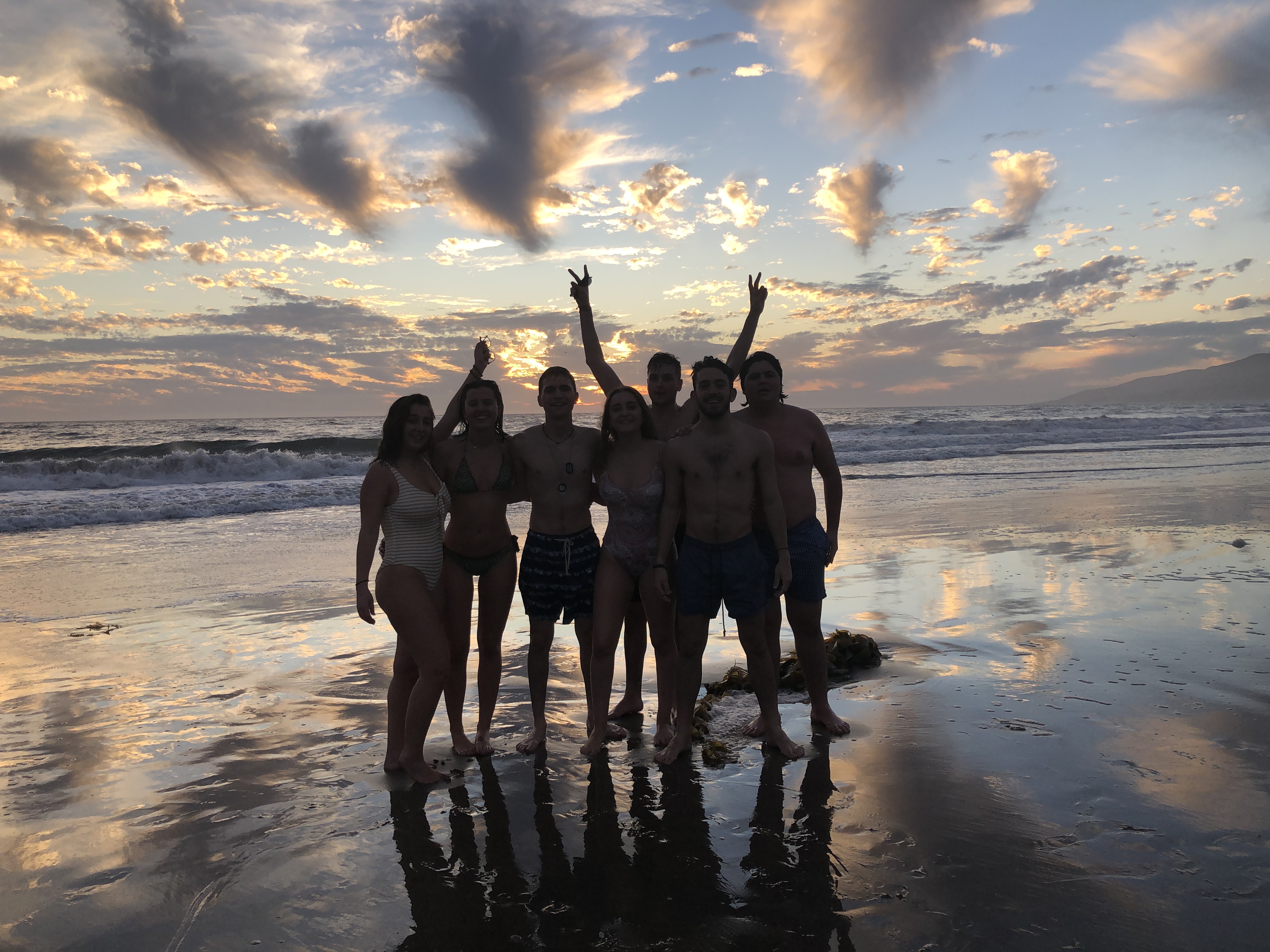 Estudiantes de Loyola en Malibú (California)