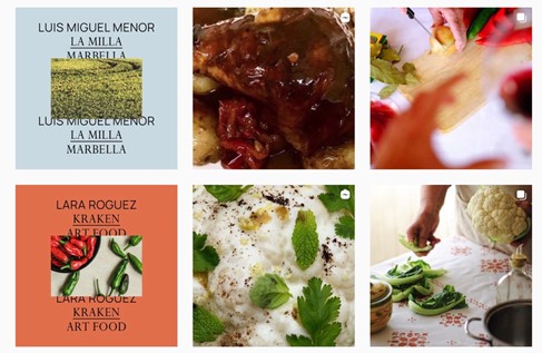 Feed de la cuenta @yomequedoencasacocinando. Vía Instagram