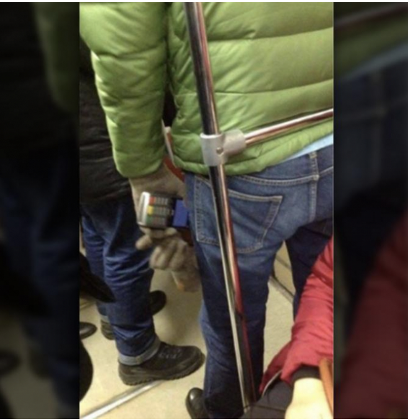 Imagen que se extendió por las redes sociales del supuesto ladrón (20 minutos)