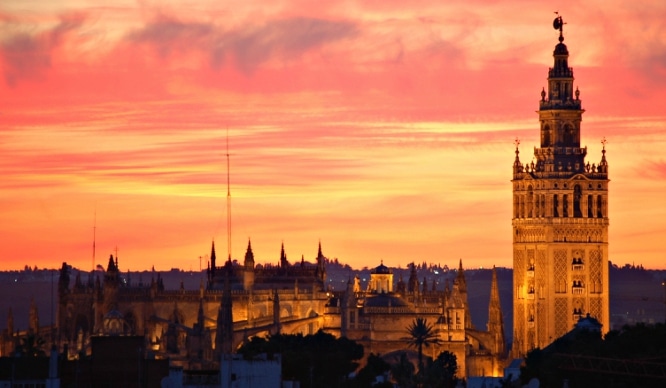 Atardecer en Sevilla, Andalucía