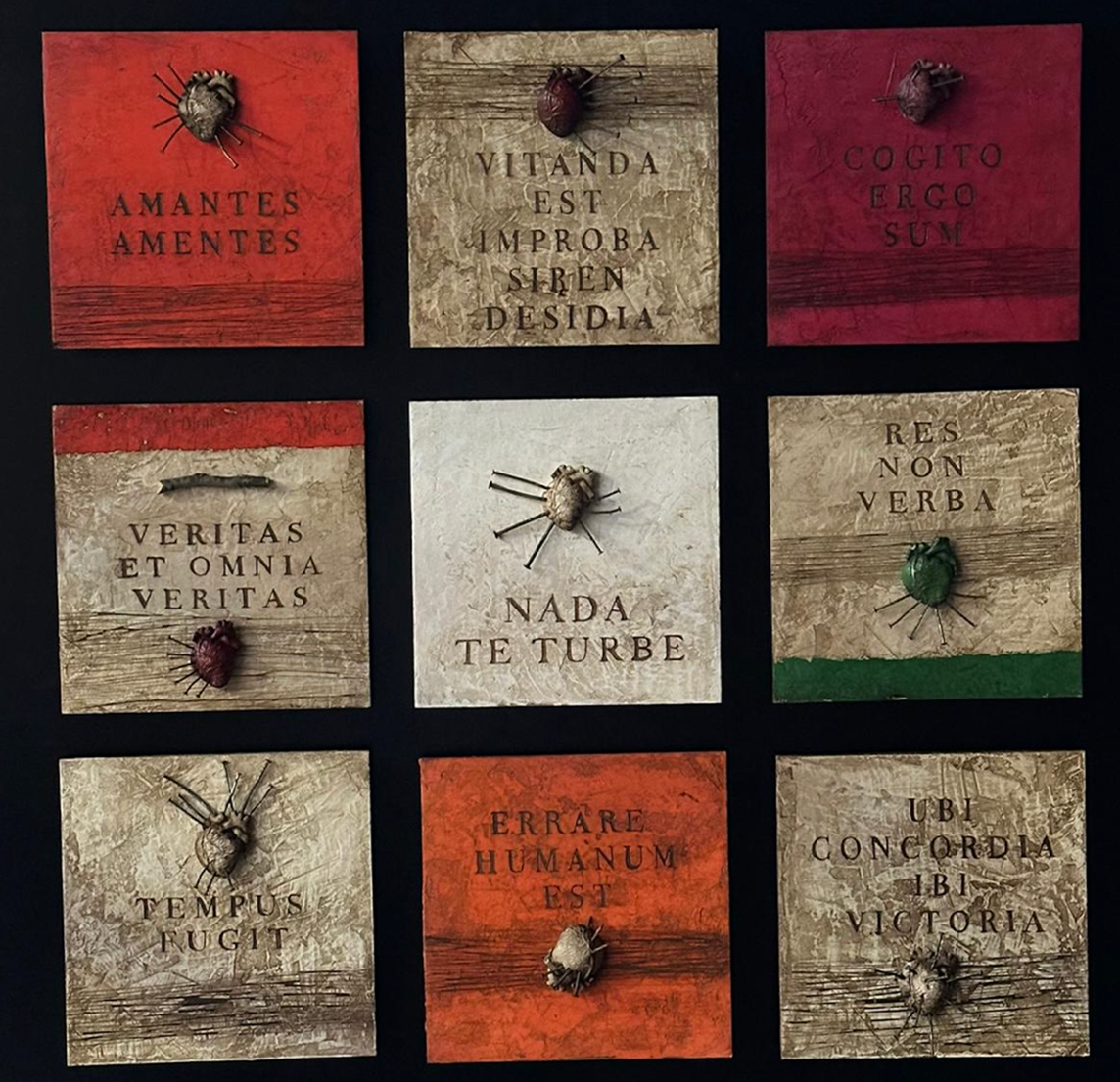 Obras de la exposición Nada te turbe. Belleda López
