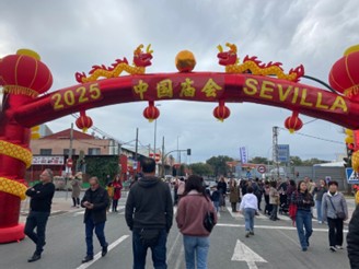 Celebración del año Nuevo chino en Sevilla. Imagen_Inés Rincón